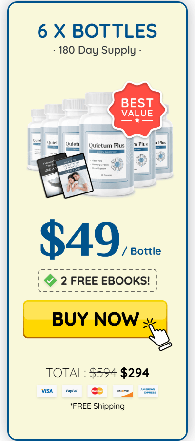 Buy Quietum Plus 6 Bottles